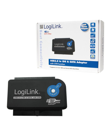 Logilink Au0028A Przejściówka Do Kabli Usb 3.0 Ide / Sata Czarny