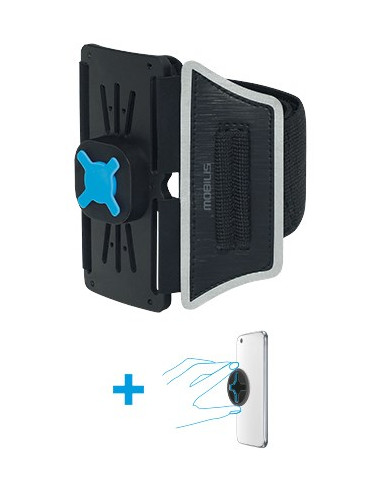 Mobilis Brazalete Univ U.fix Run Kit . Pokrowiec Na Telefon Komórkowy Etui Na Ramię Czarny