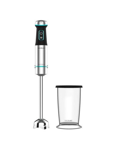 Cecotec Power Titanblack 1200 Xl 0,8 L Blender Immersyjny 1200 W Czarny, Srebrny