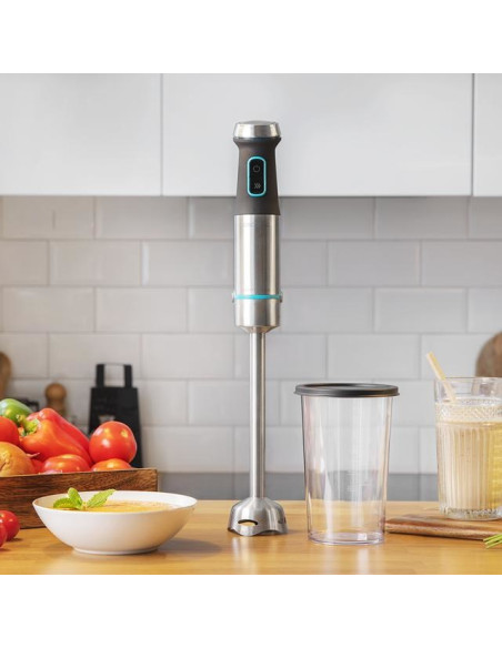 Cecotec Power Titanblack 1200 Xl 0,8 L Blender Immersyjny 1200 W Czarny, Srebrny