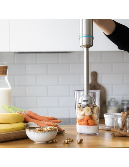 Cecotec Power Titanblack 1200 Xl 0,8 L Blender Immersyjny 1200 W Czarny, Srebrny