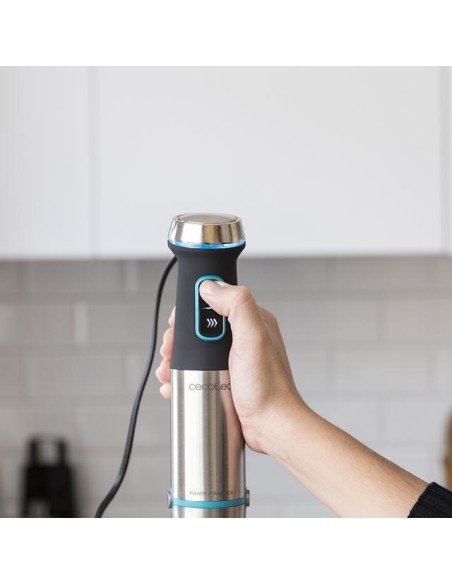 Cecotec Power Titanblack 1200 Xl 0,8 L Blender Immersyjny 1200 W Czarny, Srebrny