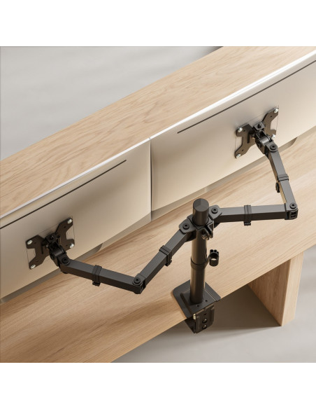 Equip 650176 Uchwyt / Stojak Do Monitorów 81,3 Cm (32") Biurko Czarny