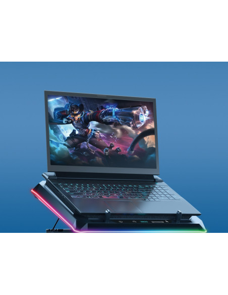 Conceptronic Thyia04B Podkładka Chłodząca Do Laptop 48,3 Cm (19") 1700 Rpm Czarny