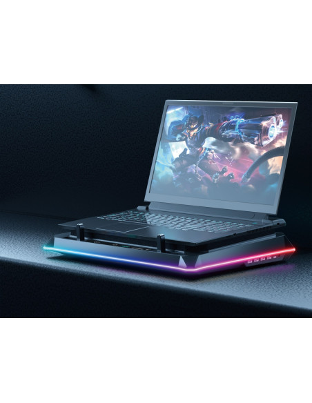 Conceptronic Thyia04B Podkładka Chłodząca Do Laptop 48,3 Cm (19") 1700 Rpm Czarny