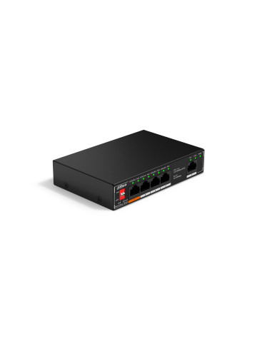 Dahua Technology Poe Sf1005P Nie Zarządzany L2 Fast Ethernet (10/100) Obsługa Poe Czarny