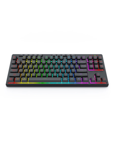 Redragon K516Rgb-Pro Shiva Pro 87 Klawiatura Usb + Rf Wireless + Bluetooth Czarny