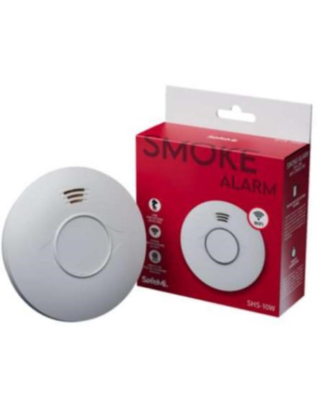 Safemi Czujnik Dymu - Wifi - Gwarancja 3 Lata Shs-10W