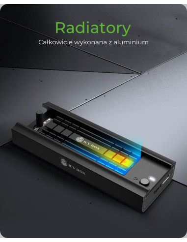 Icy Box Ib-180Mc-C31 Obudowa Ssd Czarny M.2