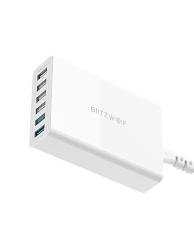 Blitzwolf Bw-S15 Ładowarka Do Urządzeń Przenośnych Uniwersalne Biały Prąd Przemienny Szybkie Ładowanie Wewnętrzna