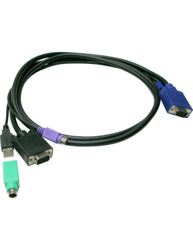 Levelone Acc-3202 Kabel Kvm Czarny 3 M