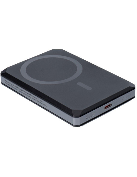 Powerbank Veger Geowallet Tracker X5 5000 Mah 20 W Pd Qc 3.0 Mfi Magsafe Usb-C Czarny