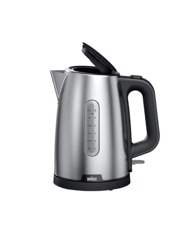 Braun Purshine Wk102Ai-Wk1500Bk Czajnik Elektryczny 1,7 L 2200 W Czarny, Stal Nierdzewna