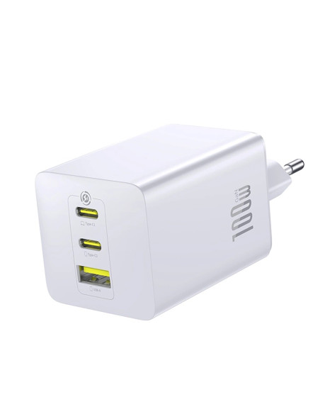 Baseus Enerfill Fe11 Ładowarka Sieciowa Pd Qc 100W Biały