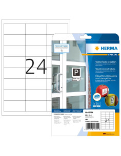 Herma 10794 Samoprzylepne Etykiety Prostokąt Na Stałe Biały 480 Szt.