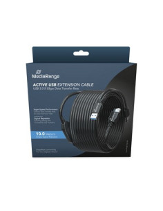 Mediarange Mrcs243 Kabel Usb Usb 3.2 Gen 1 (3.1 Gen 1) 10 M 2 X Usb A Usb A 5 Gbit/S Czarny 2