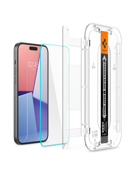 Spigen Agl06903 Ochraniacz Na Ekran / Tył Telefonu Przezroczysta Ochrona Ekranu Apple 2 Szt.