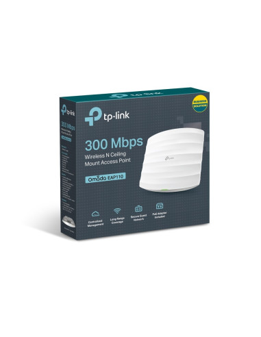 Tp-Link Eap110 Punkt Dostępowy Wlan 300 Mbit/S Biały Obsługa Poe