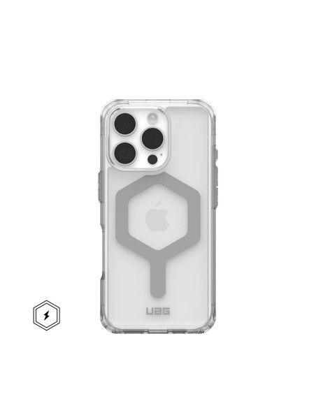 Urban Armor Gear Plyo Pokrowiec Na Telefon Komórkowy 16 Cm (6.3") Srebrny, Przezroczysty