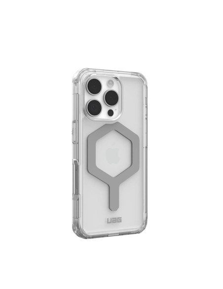 Urban Armor Gear Plyo Pokrowiec Na Telefon Komórkowy 16 Cm (6.3") Srebrny, Przezroczysty