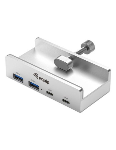 Equip 128967 Huby I Koncentratory Usb 3.2 Gen 1 (3.1 Gen 1) Type-A 5000 Mbit/S Aluminium