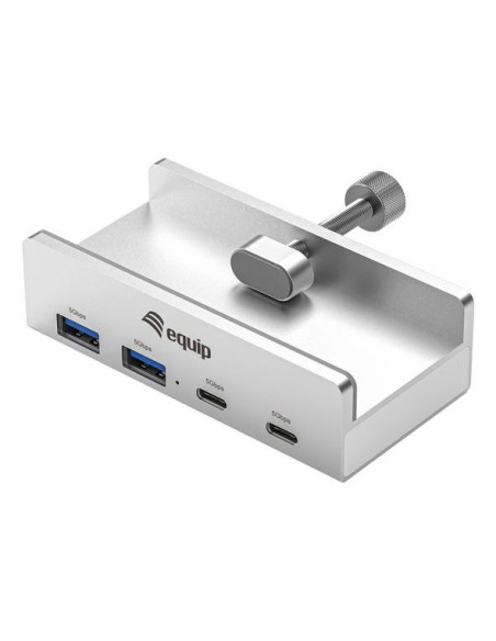 Equip 128967 Huby I Koncentratory Usb 3.2 Gen 1 (3.1 Gen 1) Type-A 5000 Mbit/S Aluminium