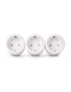 Entac Es-3S-Rc Adapter Wtyczek Zasilających Biały