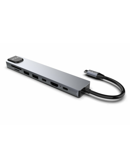 Inca Itpc-7T Huby I Koncentratory Usb Type-C 1000 Mbit/S Aluminium