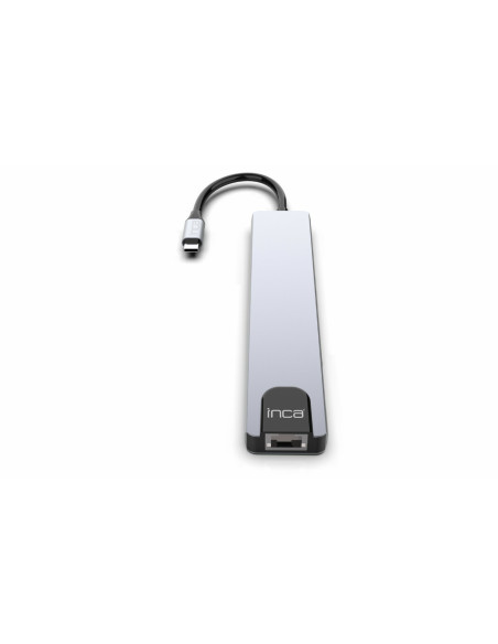 Inca Itpc-7T Huby I Koncentratory Usb Type-C 1000 Mbit/S Aluminium