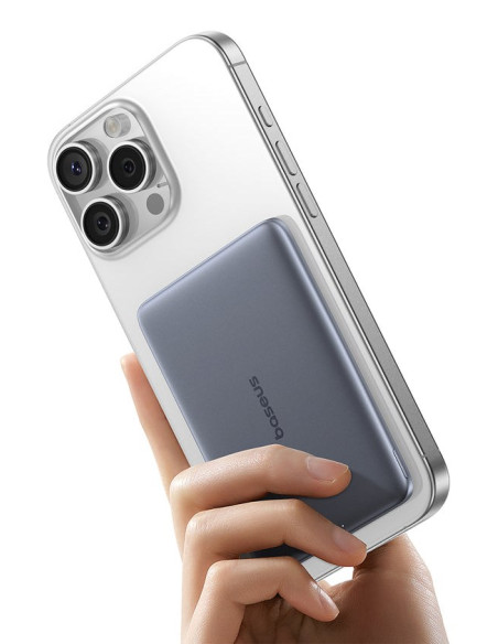 Baseus Picogo Ultra-Slim 5000 Mah Bezprzewodowe Ładowanie Szary