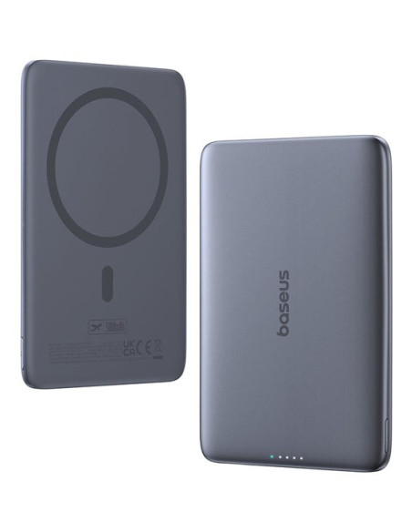 Baseus Picogo Ultra-Slim 5000 Mah Bezprzewodowe Ładowanie Szary