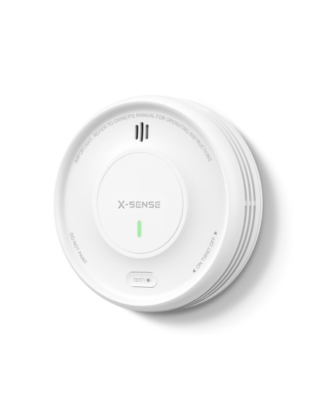 X-Sense Xs0D-Mr Inteligentny Czujnik Dymu Detektor Tlenku Węgla Interconnectable Połączenia Bezprzewodowe