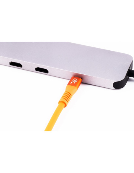 Flexline Fl31-77157 Kabel Usb Usb 3.2 Gen 2X2 1,5 M Usb C 20 Gbit/S 240 W Pomarańczowy