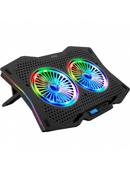 Inca Inc-606Tgs Podkładka Chłodząca Do Laptop 45,7 Cm (18") 1200 Rpm Czarny