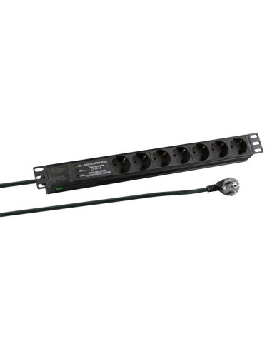 Efb Elektronik Ek631De.3 Rozgałęziacz 2 M 7 X Gniazdo Sieciowe Wewnętrzna Czarny