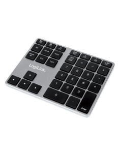 Logilink Id0187 Klawiatura Numeryczna Uniwersalne Bluetooth Aluminium, Czarny 2