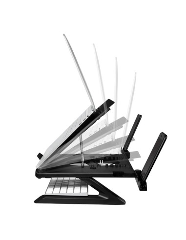 Logilink Aa0133 Stojak Na Laptop Podstawka Na Notebooka Czarny 40,6 Cm (16")