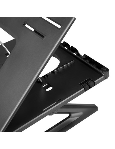 Logilink Aa0133 Stojak Na Laptop Podstawka Na Notebooka Czarny 40,6 Cm (16")