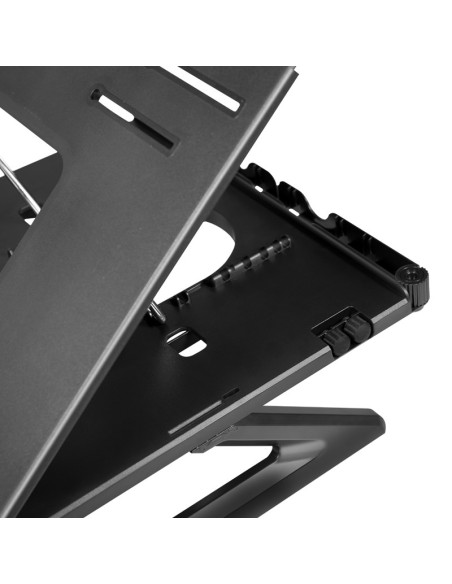 Logilink Aa0133 Stojak Na Laptop Podstawka Na Notebooka Czarny 40,6 Cm (16")
