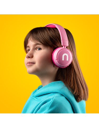 Niceboy Hive Kiddie Pink Zestaw Słuchawkowy Opaska Na Głowę Połączenia/Muzyka/Sport/Codzienność Różowy