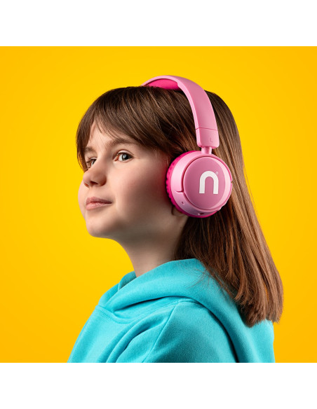 Niceboy Hive Kiddie Pink Zestaw Słuchawkowy Opaska Na Głowę Połączenia/Muzyka/Sport/Codzienność Różowy