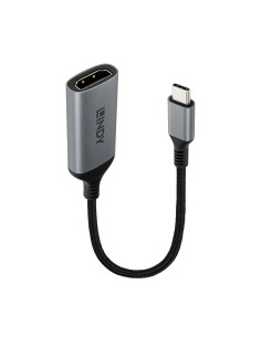 Lindy 43428 Adapter Kablowy 0,15 M Usb Type-C Hdmi Szary
