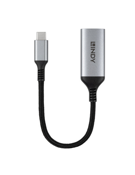 Lindy 43428 Adapter Kablowy 0,15 M Usb Type-C Hdmi Szary