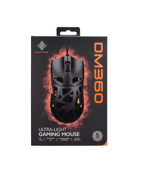 Deltaco Gaming Gam-187 Myszka Oburęczny Usb Typu-A Optyczny 12400 Dpi