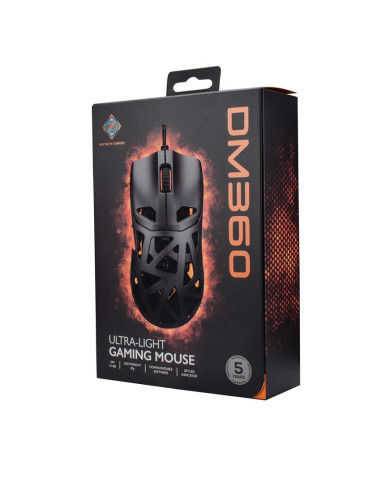 Deltaco Gaming Gam-187 Myszka Oburęczny Usb Typu-A Optyczny 12400 Dpi
