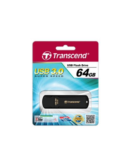 Usb-Stick 64Gb Transcend Jetflash 700 Usb3.1 Schwarz