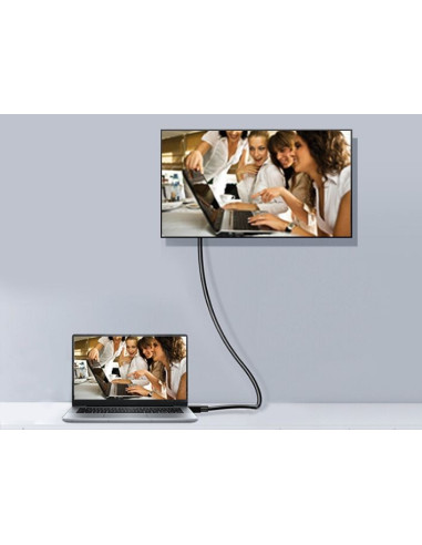Equip 119265 Kabel Displayport 5 M Aluminium, Czarny