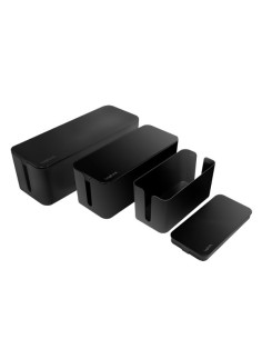 Logilink Kab0077 Organizator Na Kable Uniwersalne Skrzynka Kablowa Czarny 3 Szt.