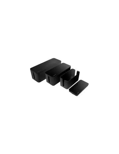 Logilink Kab0077 Organizator Na Kable Uniwersalne Skrzynka Kablowa Czarny 3 Szt.