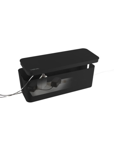 Logilink Kab0077 Organizator Na Kable Uniwersalne Skrzynka Kablowa Czarny 3 Szt.